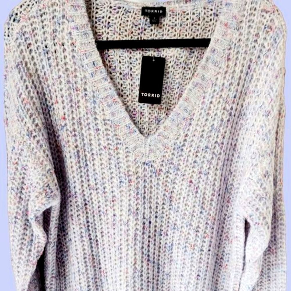 TORRID Plus Size Multi - Color Pullover Sweater N… - image 6